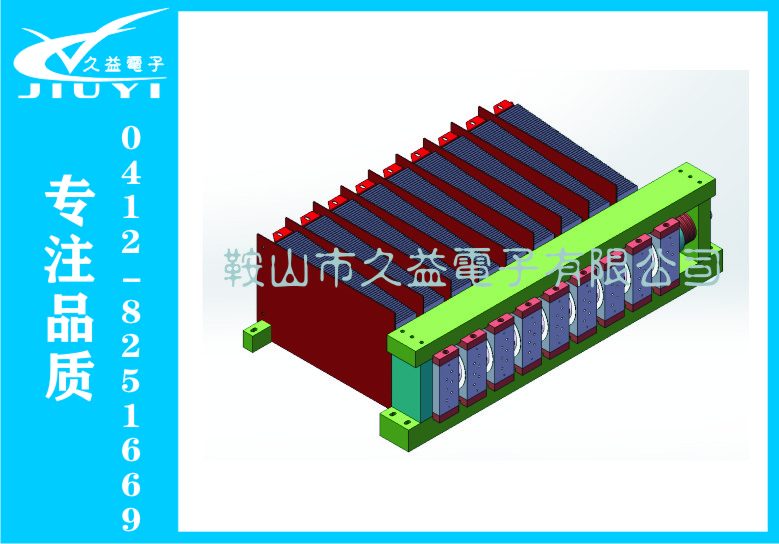 高壓晶閘管閥組用熱管散熱器 